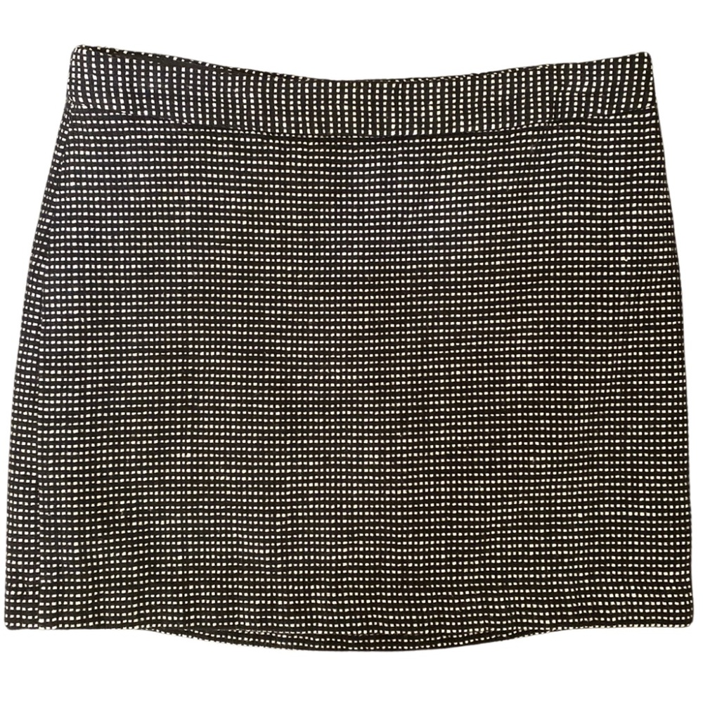 GAP Black and White Pencil Mini Skirt for Work